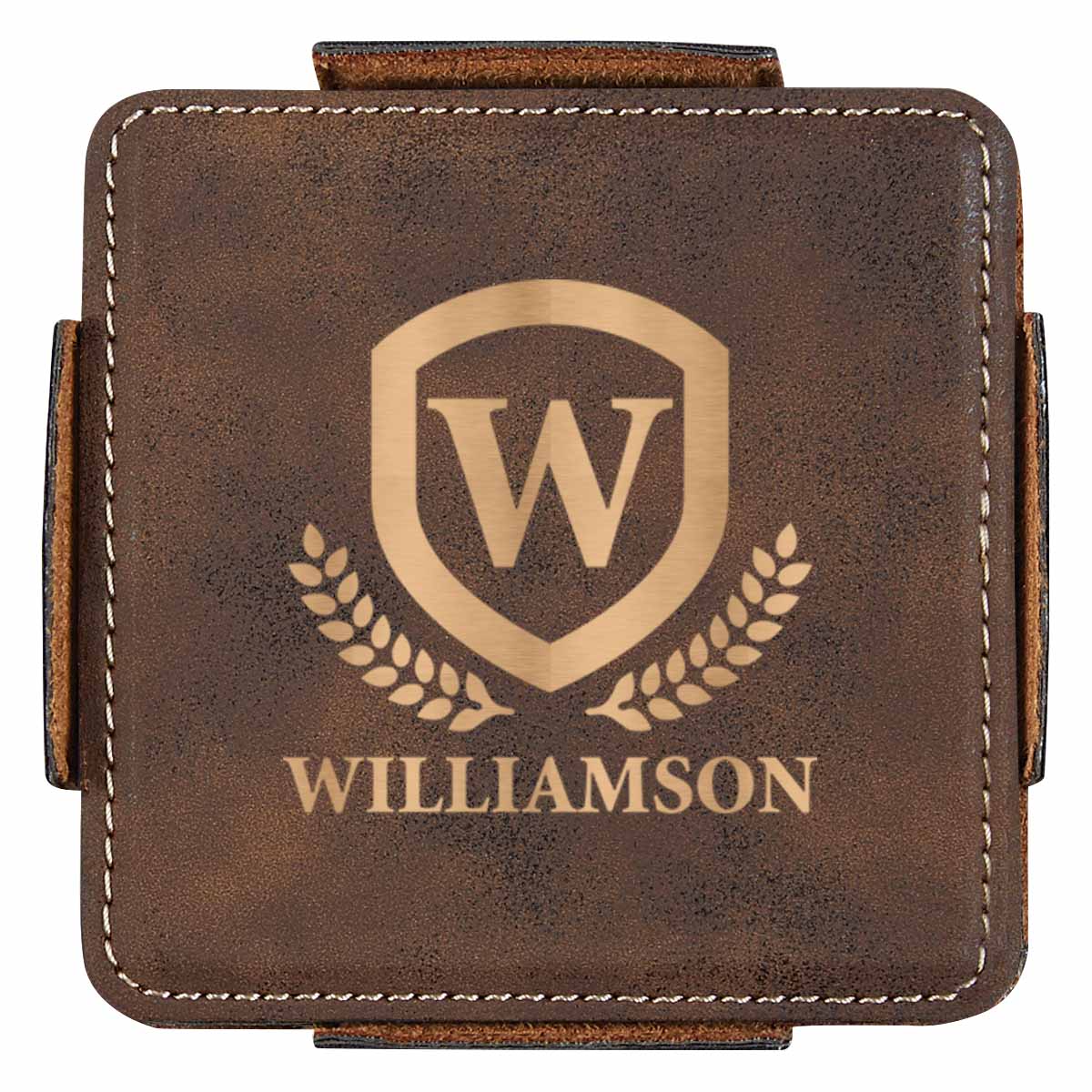 4-piece Coaster Set With Holder