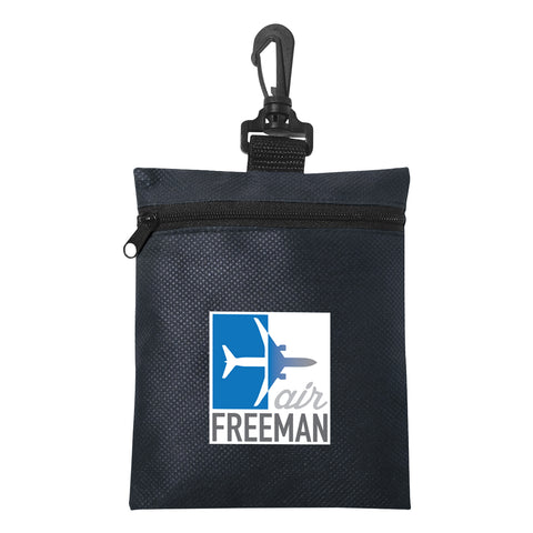 Non-woven Zippered Pouch