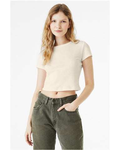 BELLA+CANVAS Ladies' Micro Ribbed Baby Tee