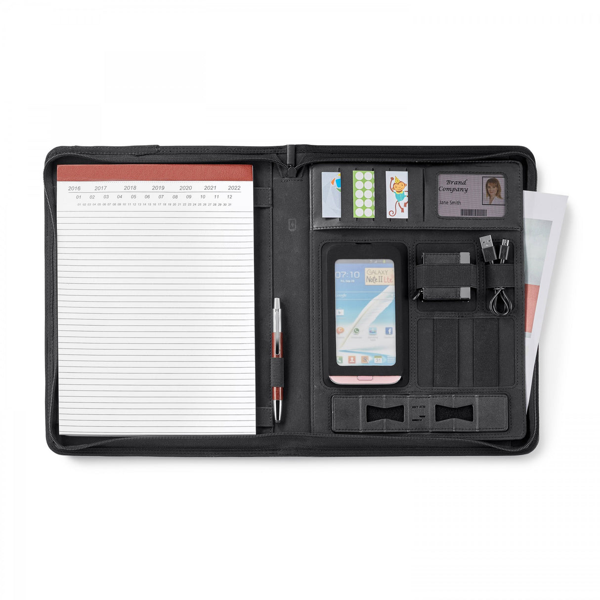 FABRIZIO 5,000 mAh POWER BANK ZIP PORTFOLIO INCLUDES UL CERTIFIED BATTERY