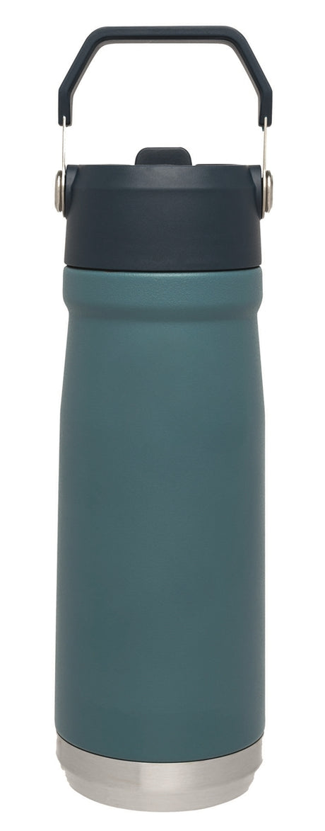 Stanley® IceFlow 22oz Flip Straw Water Bottle, blue - Etched