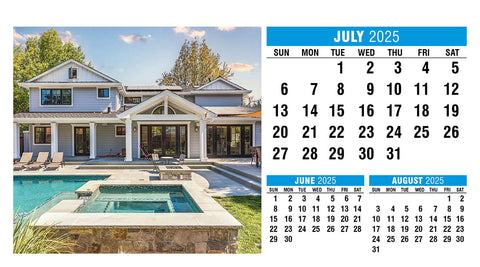 Homes Desk Tent Calendar