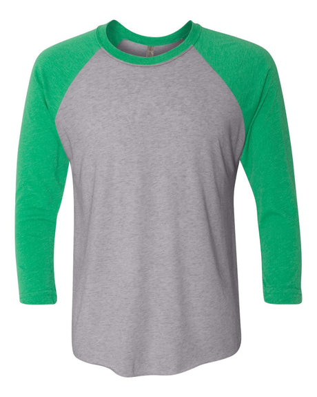 000046 Next Level Unisex Triblend Three-Quarter Sleeve Raglan Shirt