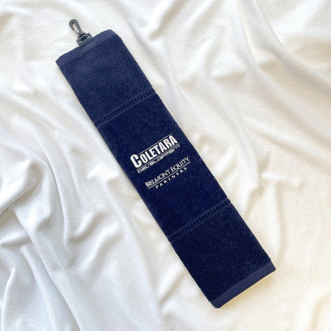 100% Cotton Velour Trifold Golf Towel 16
