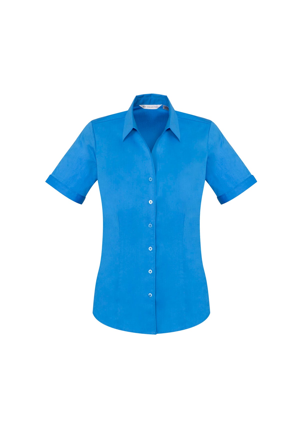 Ladies' Short Sleeve Monaco French Style Cotton Stretch Shirt
