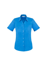 Ladies' Short Sleeve Monaco French Style Cotton Stretch Shirt