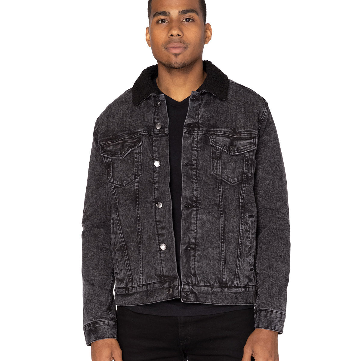 THREADFAST Unisex Sherpa-Lined Denim Jacket – GiftAFeeling