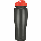 24 Oz. Contour Translucent Bottle w/ Flip Top Lid