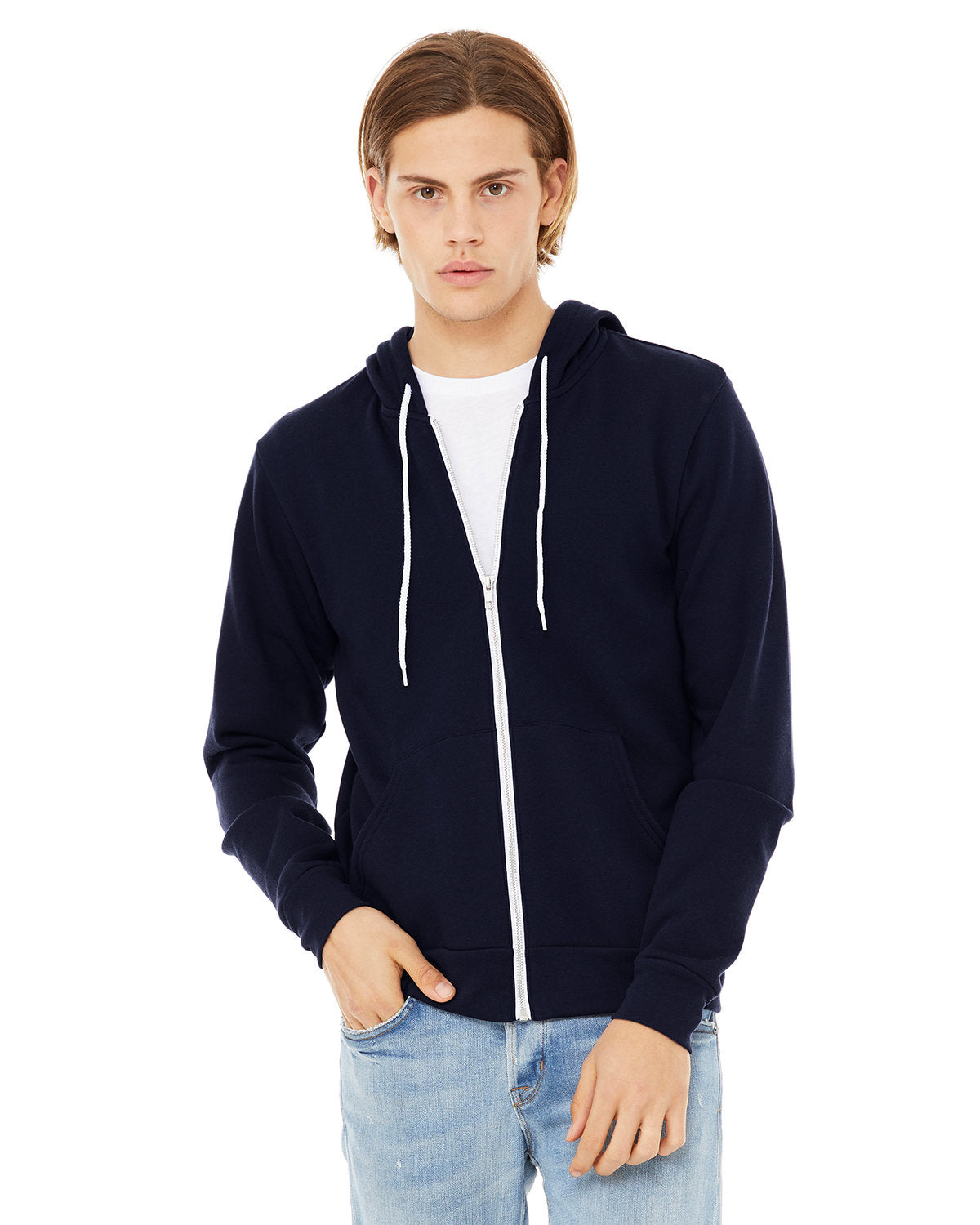 BELLA+CANVAS Unisex Sponge Fleece Full-Zip Hooded Sweatshirt