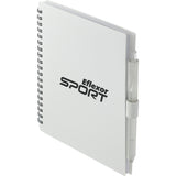 5.5" x 7" FSC Recycled Spiral Notebook w/ RPET Pe