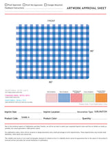 Checkered Blanket in Plush and cozy Mink Flannel Fleece, 60x80, XL size