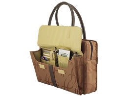 Women's Business Attache brown signature style