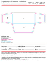 72 Hr Fast Ship - Sublimated Stretch Curved Fit Table Throw for 6ft table, 3 sided, Open Back