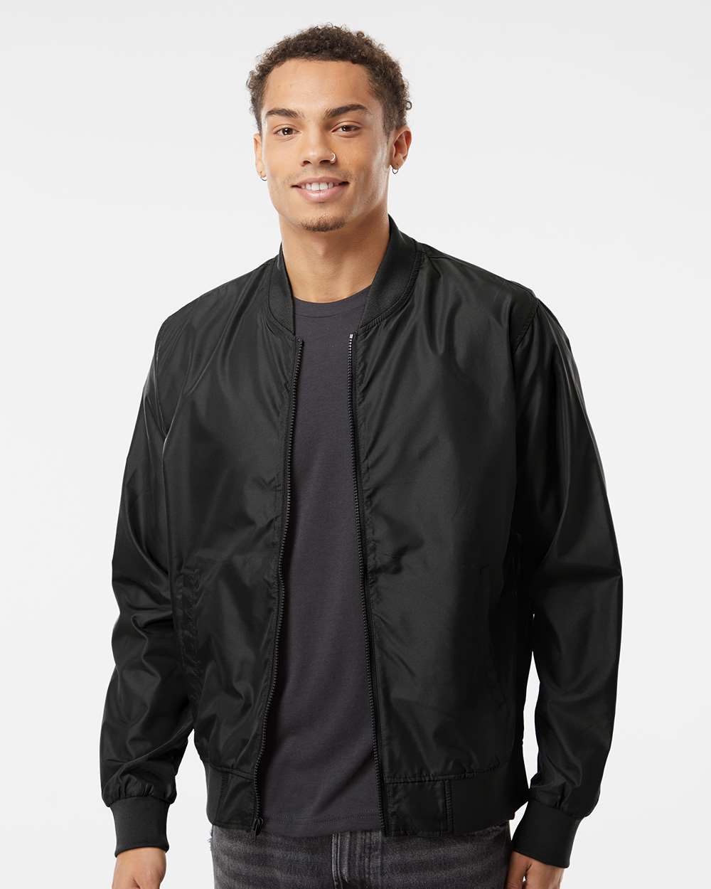 Independent Trading Co. Lightweight Bomber Jacket