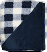 Field & Co.® Double Sided Plaid Sherpa Blanket