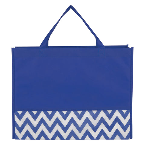 Zigzag Non-woven Tote Bag