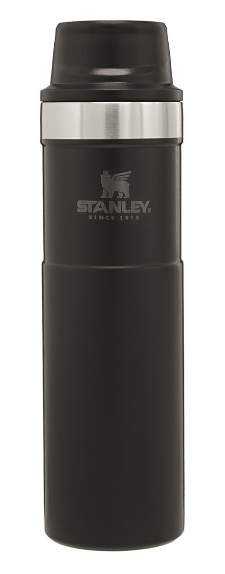 Stanley® Classic Trigger-Action travel mug 20 oz matte black - Etch