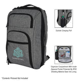 Heathered Rfid Laptop Backpack & Briefcase