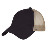 Washed Cotton Mesh Back Cap