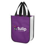Shiny Non-woven Shopper Tote Bag