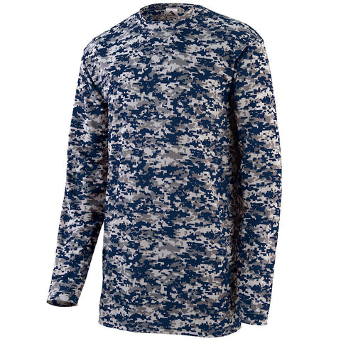 Digi Camo Wicking Long Sleeve T-shirt