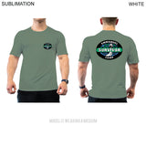 Survivor Themed Sublimated Unisex T-Shirt, NO SETUP CHARGE