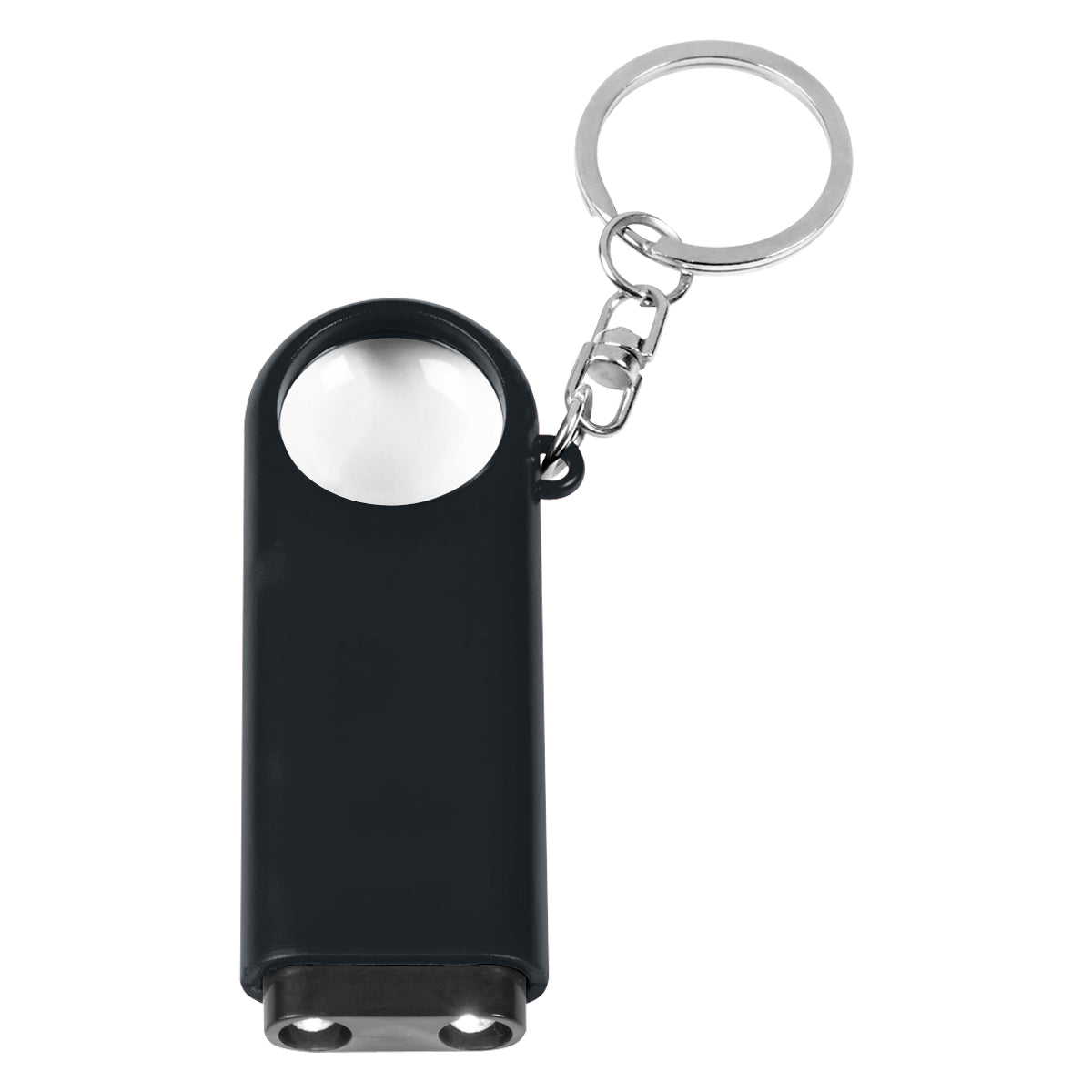 Magnifier And Led Light Key Chain