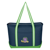 Large Cotton Canvas Admiral Tote Bag