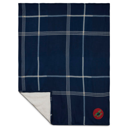 Plaid Fleece Sherpa Blanket