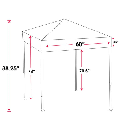 5' Pop Up Tent (Full Color)