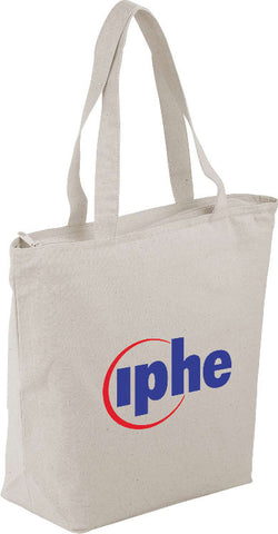 Maine 8oz Cotton Canvas Zippered Tote