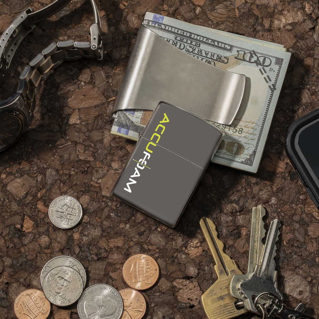 High Polish Classic Black Ice® Zippo® Windproof Lighter