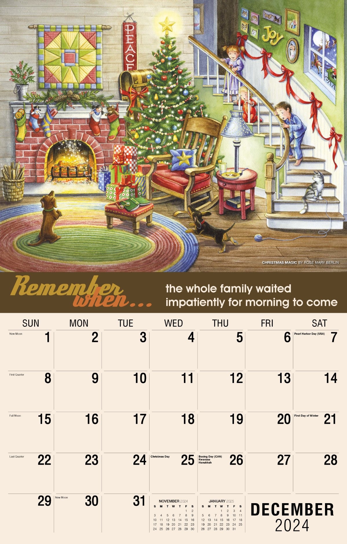 Galleria Wall Calendar 2025 Remember When Calendar
