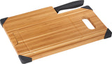 Bamboo Cutting Board with Knife