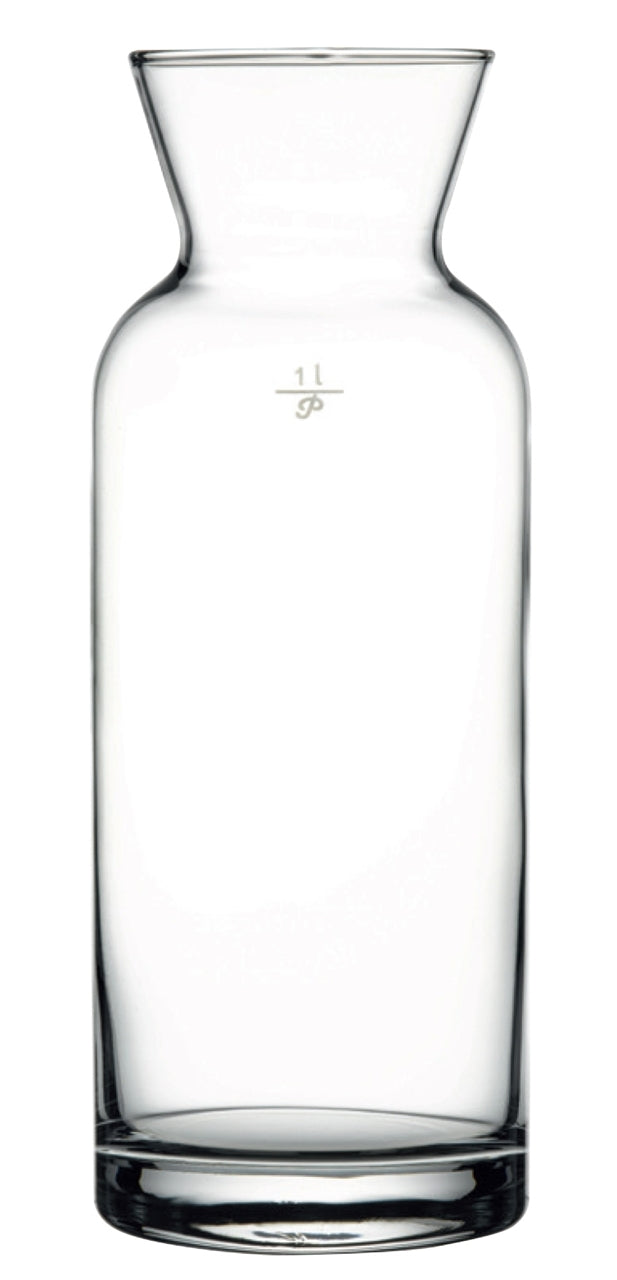 ~ Lyric Carafe 42oz clear glass decanter - Bulk Packaging/Pallet