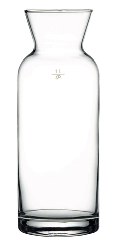 ~ Lyric Carafe 42oz clear glass decanter - Bulk Packaging/Pallet