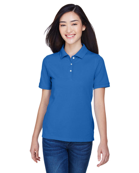 Harriton Ladies' 5.6 oz. Easy Blend? Polo