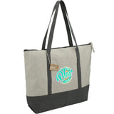 Repose 10oz Recycled Cotton Zippered Tote
