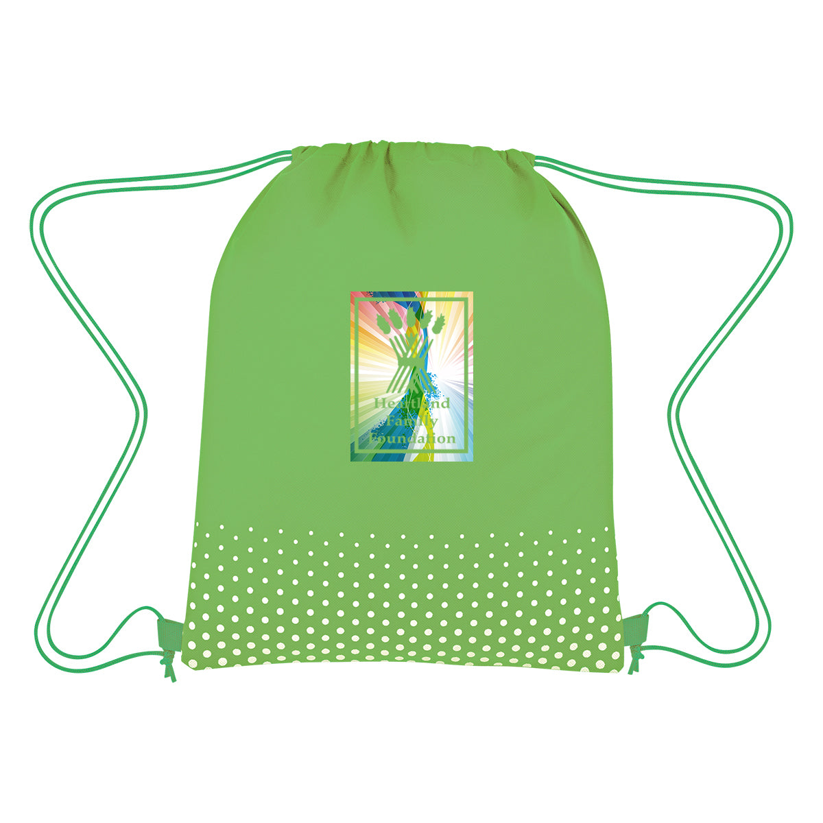 Connect The Dots Non-woven Drawstring Bag
