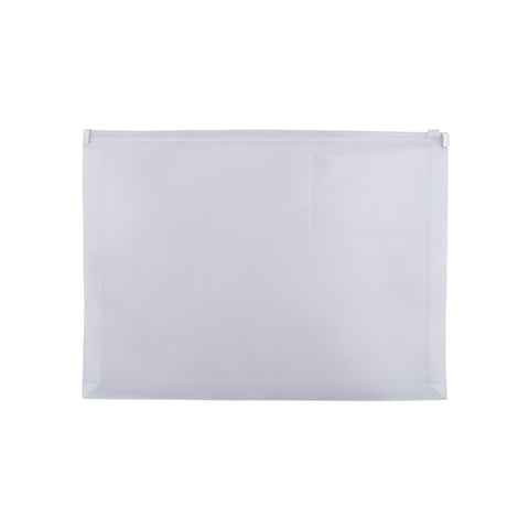 PP Zip Closure Envelope w/Business Card Slot