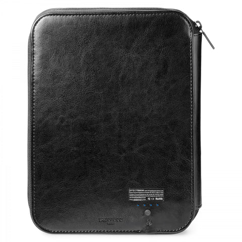 A5 ZIP JOURNAL WITH 5,000 mAh WIRELESS CHARGING POWER BANK INCLUDES UL CERTIFIED BATTERY
