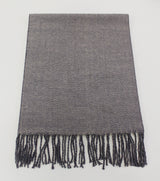 Herringbone Lambswool Scarf (Embroidery)