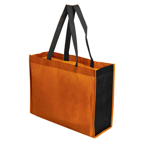 Two Toned 16" x 12" + 6" Gusseted Tote Bag