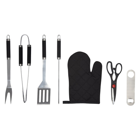 7-piece Pit Master Bbq Set In Carrying Case