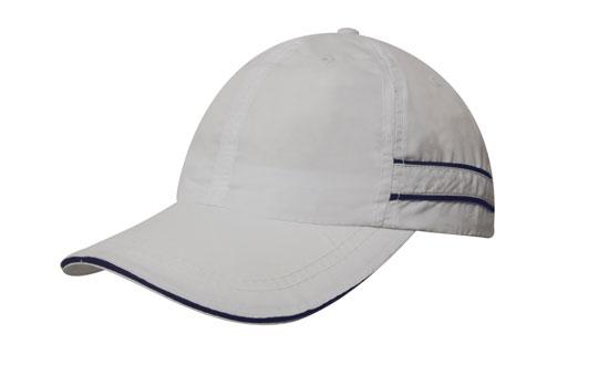 Microfiber Sports Cap w/Piping & Sandwich