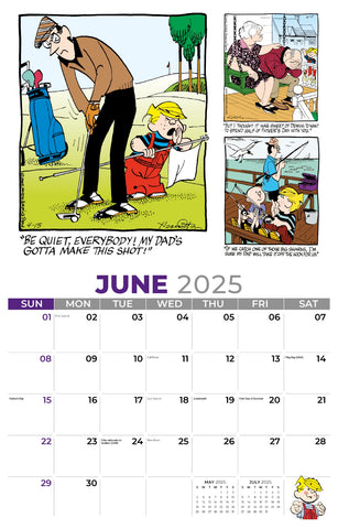 Galleria Wall Calendar 2025 Dennis the Menace