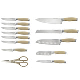 Studio Cuisine™ 14 Piece Peened Knife Block Set