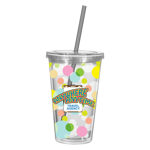 16 Oz. Newport Acrylic Tumbler With Insert