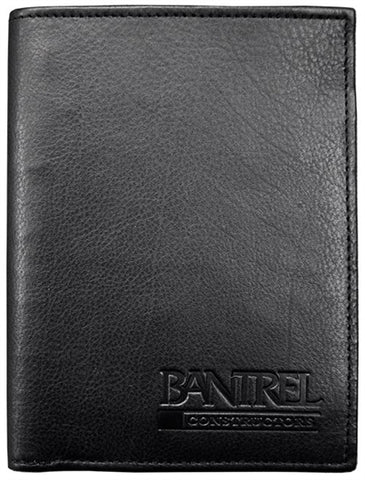 ~ Passport Holder genuine top grain leather black