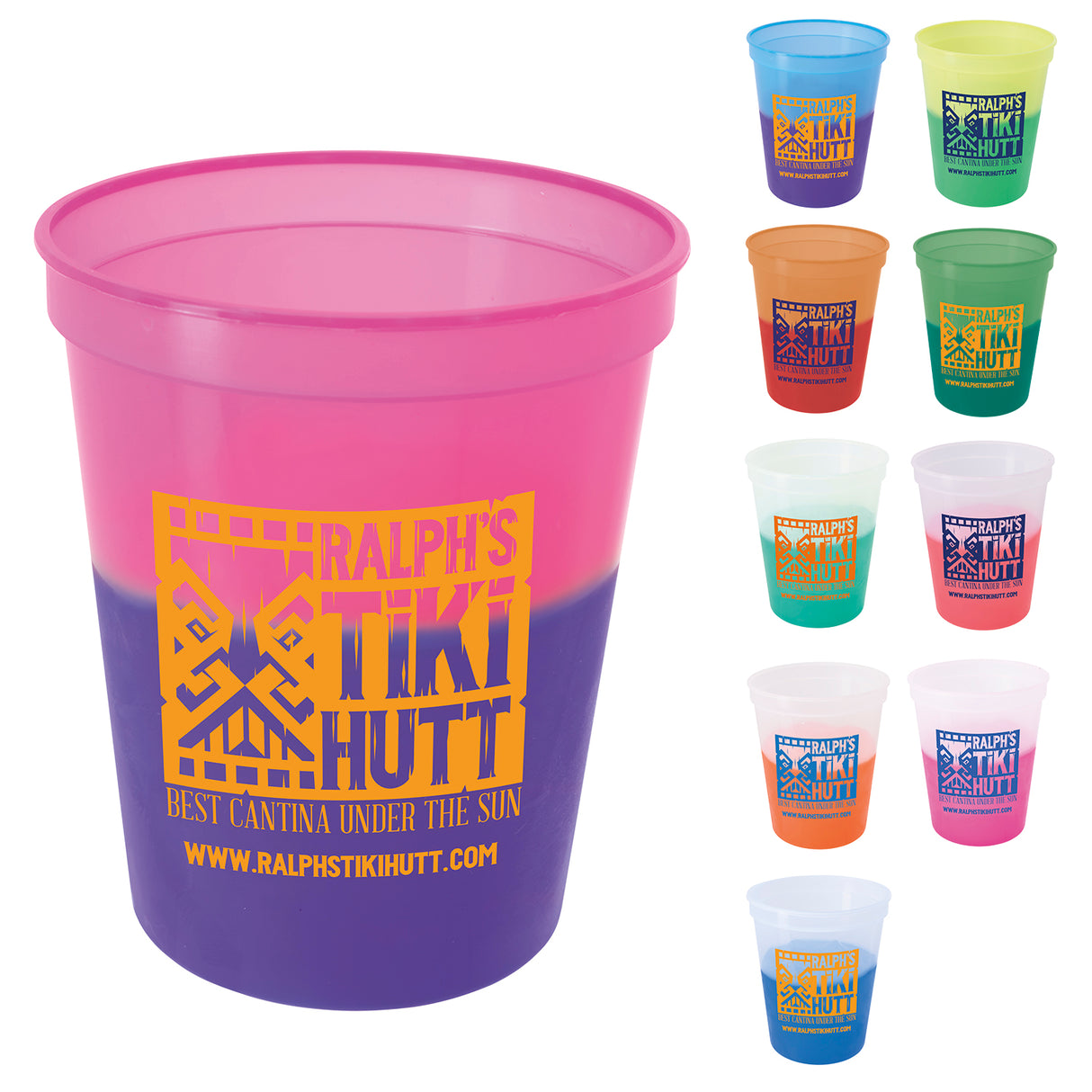 Color Changing Stadium Cup - 16 oz